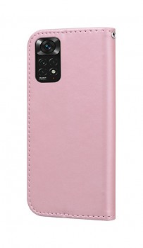 Knížkové pouzdro TopQ na mobil Xiaomi Redmi Note 11 Růžové s králíčkem2