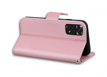 Knížkové pouzdro TopQ na mobil Xiaomi Redmi Note 11 Růžové s králíčkem4