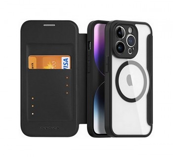 Knížkové pouzdro Dux Ducis Skin X Pro na iPhone 14 Pro černé