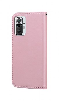 Knížkové pouzdro na Xiaomi Redmi Note 10 Pro Růžové s králíčkem_1