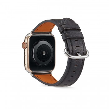 Kožený řemínek TopQ Luxury pro chytré hodinky Apple Watch 3-4-5-6-SE 38-40mm