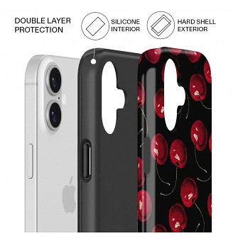 Luxusní kryt AURIX MagSafe na iPhone 17 Cherrybomb