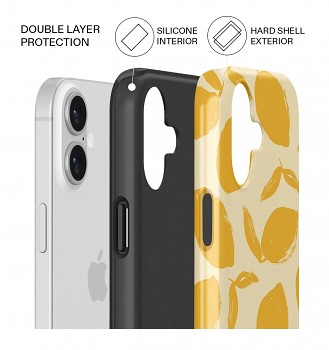 Luxusní kryt AURIX MagSafe na iPhone 17 Lemon Tart
