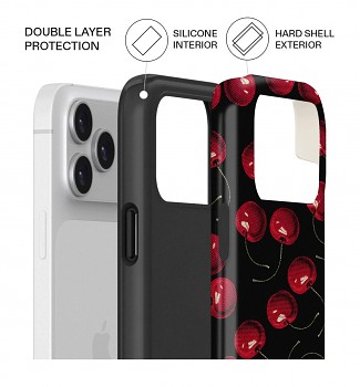 Luxusní kryt AURIX MagSafe na iPhone 17 Pro Max Cherrybomb