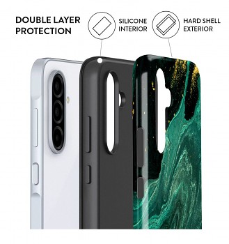 Luxusní kryt AURIX na Samsung A57 5G Green Lagoon