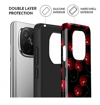 Luxusní kryt AURIX na Xiaomi Redmi Note 15 Cherrybomb