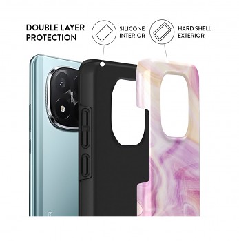 Luxusní kryt AURIX Xiaomi Redmi Note 14 Pro+ 5G Pinky Wave 1