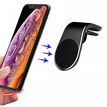 Magnetický držák na větrací mřížku TopQ CHM02 univerzální černý 4