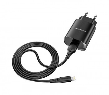 Nabíječka Borofone BN1 pro iPhone včetně Lightning kabelu 2.1A