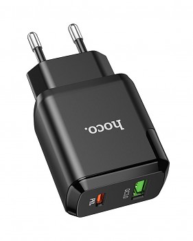 Rychlonabíječka HOCO N5 včetně USB-C datového kabelu černá 20W 5