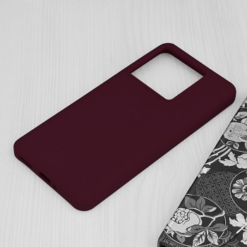 Zadní kryt TopQ Essential na mobil Xiaomi Redmi Note 13 Pro 5G burgundy