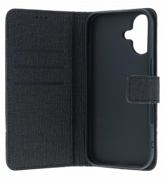 Knížkové pouzdro GOMMA na iPhone 17 černé (2)