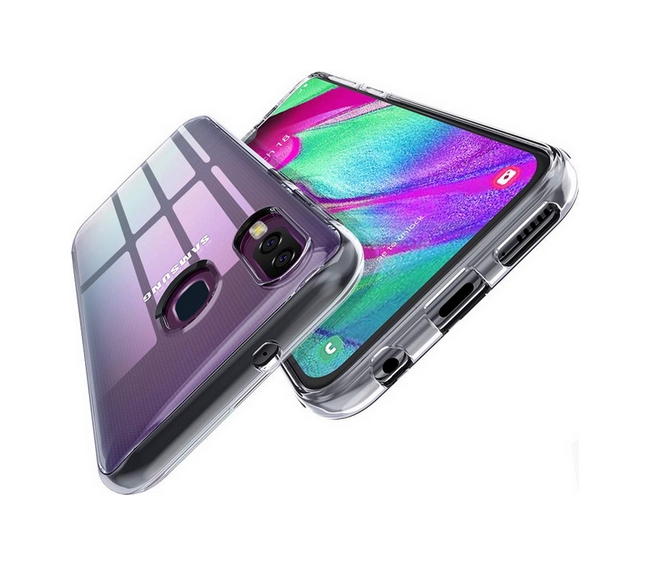 Ultratenký silikonový kryt na mobil Samsung A40