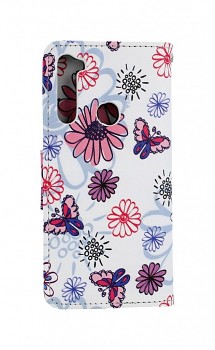 Obal kryt na mobil Xiaomi Redmi Note 8T knížkové Flowers (2)