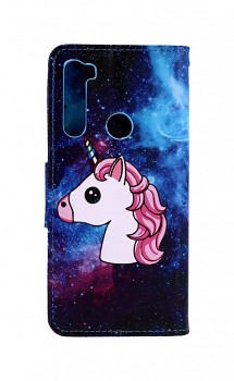 Obal kryt na mobil Xiaomi Redmi Note 8T knížkové Space Unicorn (2)