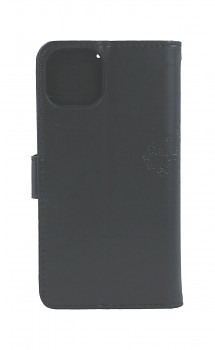 Knížkové pouzdro na iPhone 13 mini Černý strom sovičky