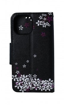 Knížkové pouzdro na iPhone 13 mini Květy sakury