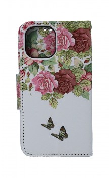 Knížkové pouzdro na iPhone 13 mini Něžné květy