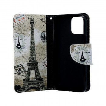 Knížkové pouzdro na iPhone 13 mini Paris 2 (2)