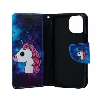 Knížkové pouzdro na iPhone 13 mini Space Unicorn (2)