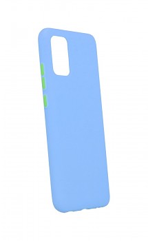 Zadní silikonový kryt Solid na Samsung A02s světle modrý