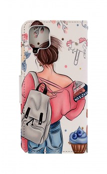 Knížkové pouzdro na Samsung A12 Dívka