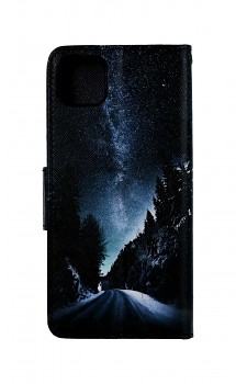 Knížkové pouzdro na Samsung A22 5G Zimní cesta