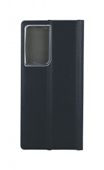 Knížkové pouzdro Luna Book na Samsung S21 Ultra černo-stříbrné