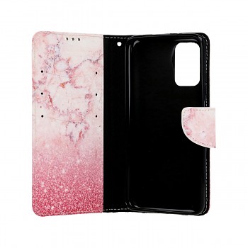 Knížkové pouzdro na Xiaomi Redmi 9T Růžový mramor (2)