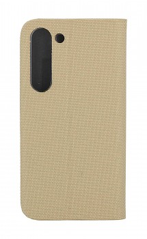 Knížkové pouzdro Sensitive Book na Samsung S23 zlaté