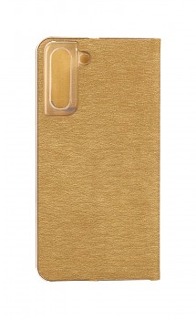 Knížkové pouzdro Forcell Luna Book na Samsung S21 FE zlaté