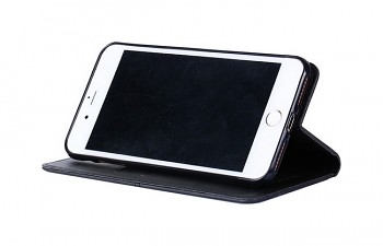 Knížkové pouzdro na iPhone SE 2020 Business černé