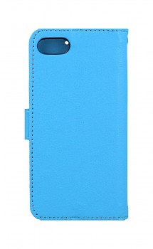 Knížkové pouzdro na iPhone SE 2022 modré s přezkou