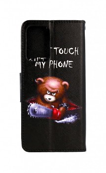 Knížkové pouzdro TopQ na mobil Samsung A52s 5G Don´t Touch méďa