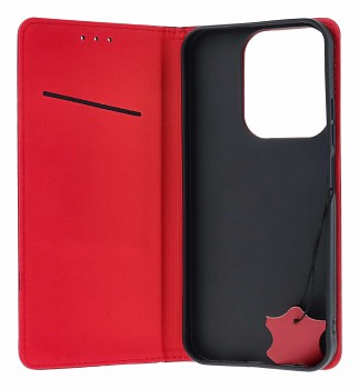 Knížkové pouzdro Leather SMART PRO na Xiaomi Redmi 15C červené (2)