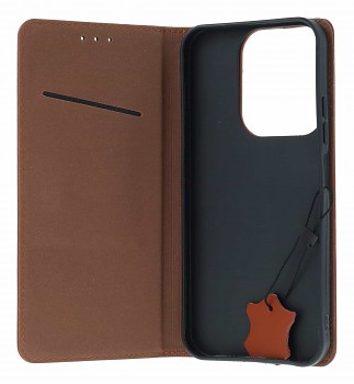 Knížkové pouzdro Leather SMART PRO na Xiaomi Redmi 15C hnědé (2)