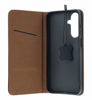 Knížkové pouzdro Leather SMART PRO na Samsung A17 černé (2)