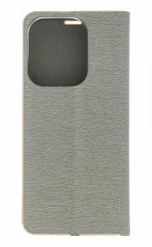 Knížkové pouzdro Luna Book na Xiaomi Redmi 15C stříbrné