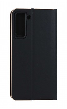 Knížkové pouzdro Luna Book na Samsung S21 černé