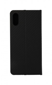 Knížkové pouzdro Luna Carbon Book na Xiaomi Redmi 9A černé