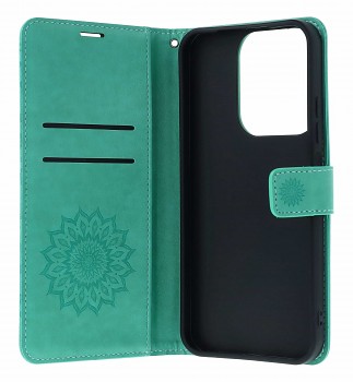 Knížkové pouzdro Mezzo na Xiaomi Redmi 15C Mandala zelená (2)