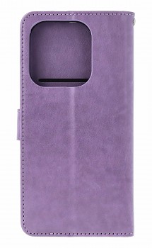 Knížkové pouzdro Mezzo na Xiaomi Redmi Note 14 Lapač se sovičkou fialové