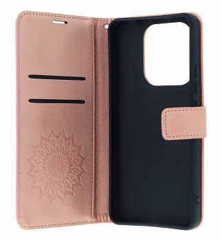 Knížkové pouzdro Mezzo na Xiaomi Redmi Note 14 Mandala růžová (2)