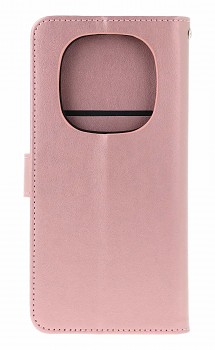 Knížkové pouzdro Mezzo na Xiaomi Redmi Note 14 Pro 5G Lapač se sovičkou světle růžové 