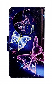 Knížkové pouzdro na Honor Magic5 Lite 5G Modré s motýlky