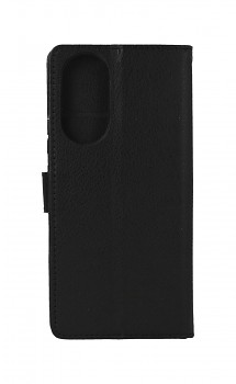 Knížkové pouzdro na Honor X7 černé s přezkou