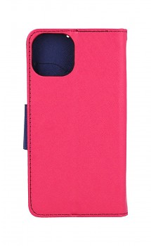 Knížkové pouzdro na iPhone 14 růžové