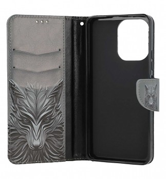Knížkové pouzdro TopQ na mobil Motorola Edge 60 Fusion Vlk 2