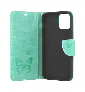 Knížkové pouzdro na iPhone 11 Butterfly zelené (2)