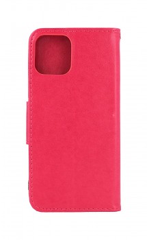 Knížkové pouzdro na iPhone 12 Butterfly růžové